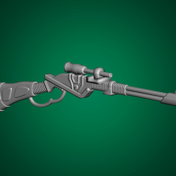 Cad Bane Rifle (Maßstab 1:12) Schwarze Serie