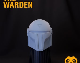 The Warden Mandalorian Helmet (1:12 Scale) Black Series
