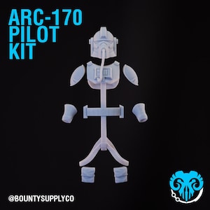 ARC-170 Clone Pilot Kit (1:12 Scale) Black Series