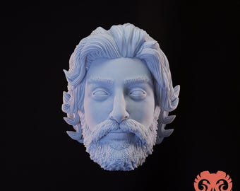 Live Action Ezra Bridger Head - Eman Esfandi Likeness - Multiple Hair & Beard Styles - 1/12, 1/6, 1/18 Scale - Ahsoka Series Custom