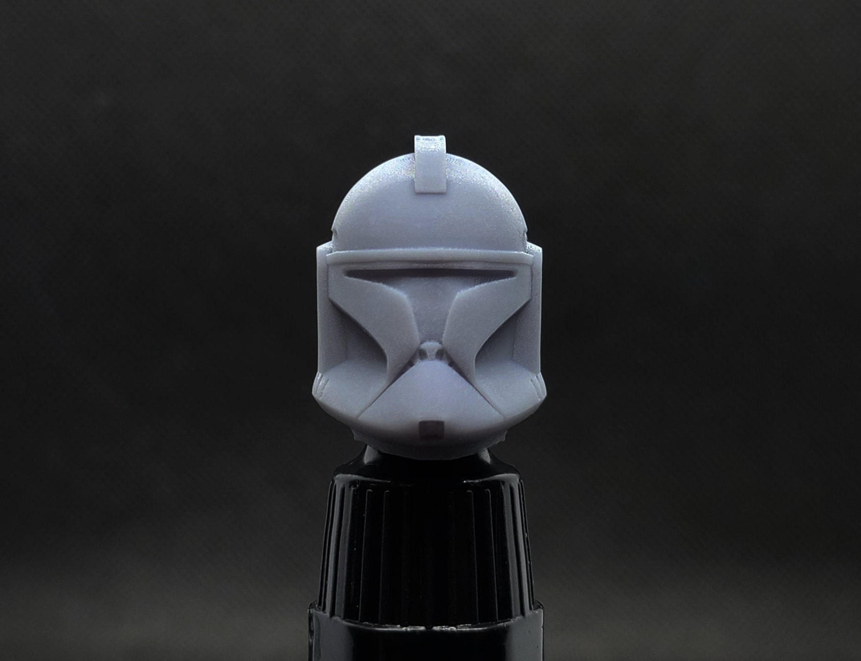 Phase 1 Clone Trooper Realistic Helmet (1:12 Scale) Black