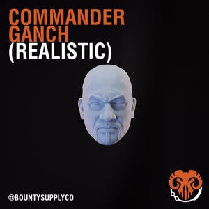 Commander Ganch Head (1:12 Scale) Black Series