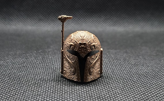 Bo Katan Mandalorian Ornate Helmet 1 12 Scale Black Series Etsy