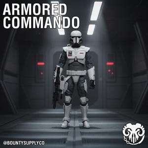 Imperial Super Commando-byggsats (skala 1:12) Black Series