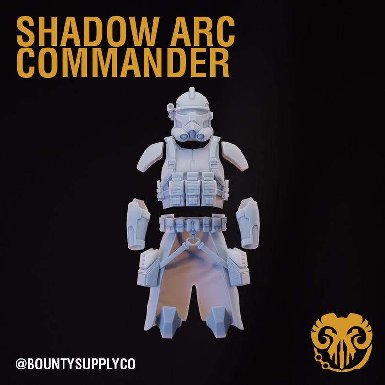 Shadow ARC Commander Concept (1:12 Scale) Black Series - Etsy