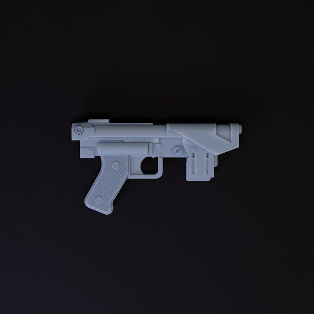 Imperial Commando Blaster Pistol (1:12 Scale) Black Series - Etsy