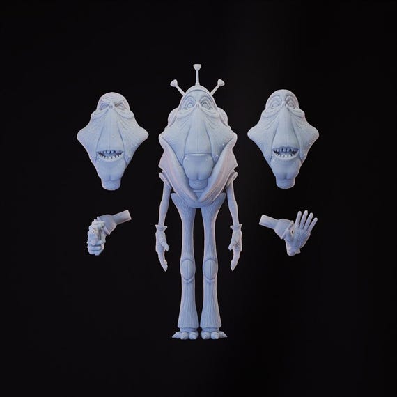 Ben Quadinaros - the Phantom Menace (1:12 Scale) Black