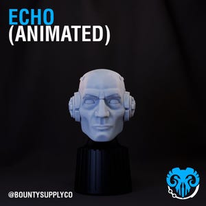 Echo - Animated Head Bad Batch (1:12 Scale) Black Series