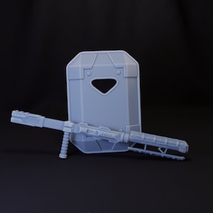 Imperial Super Commando Baton & Shield - The Mandalorian (1:12 Scale) Black Series