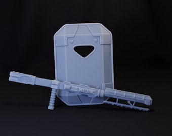 Imperial Super Commando Baton & Shield - The Mandalorian (1:12 Scale) Black Series