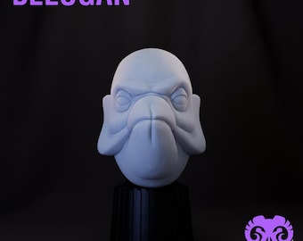 Belugan - Testa animata (scala 1:12) Serie nera