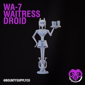 WA-7 Waitress Droid FLO - Dex&#39;s Diner (1:12 Scale) Black Series
