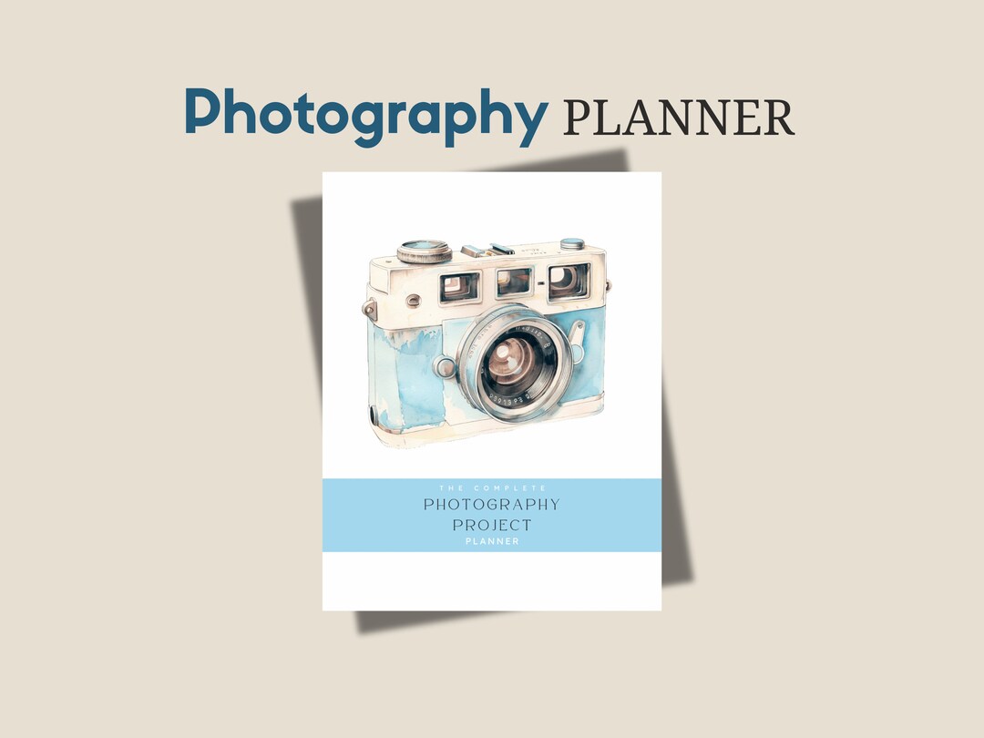 Photography Planner, 2024 Planner, Digital Photography Planner ...