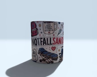 Notfallsanitäter Tasse – Süße Rettungsdienst Keramiktasse  | Geschenk für Sanitäter & Rettungsdienst