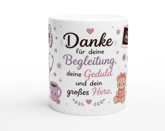 Hebamme Geschenk | Danke Hebamme Tasse | Geschenk zur Geburt | Kawaii Tasse | Dankeschön Hebamme | Geschenk Wochenbett |Baby Shower Geschenk