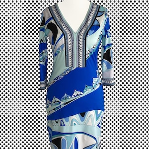Pucci Emilio silk jersey dress 38