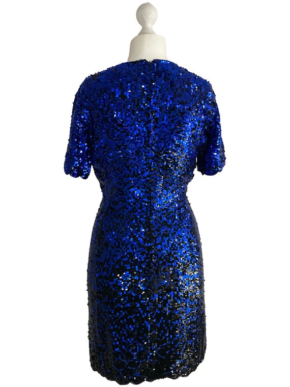 Oleg Cassini Silk Beaded  dress - image 3