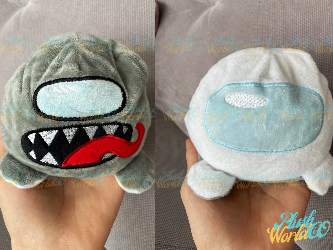 reversible plush doll