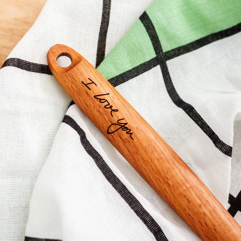 Custom Handwritten Wooden Spoon Personalized Customizable Etsy