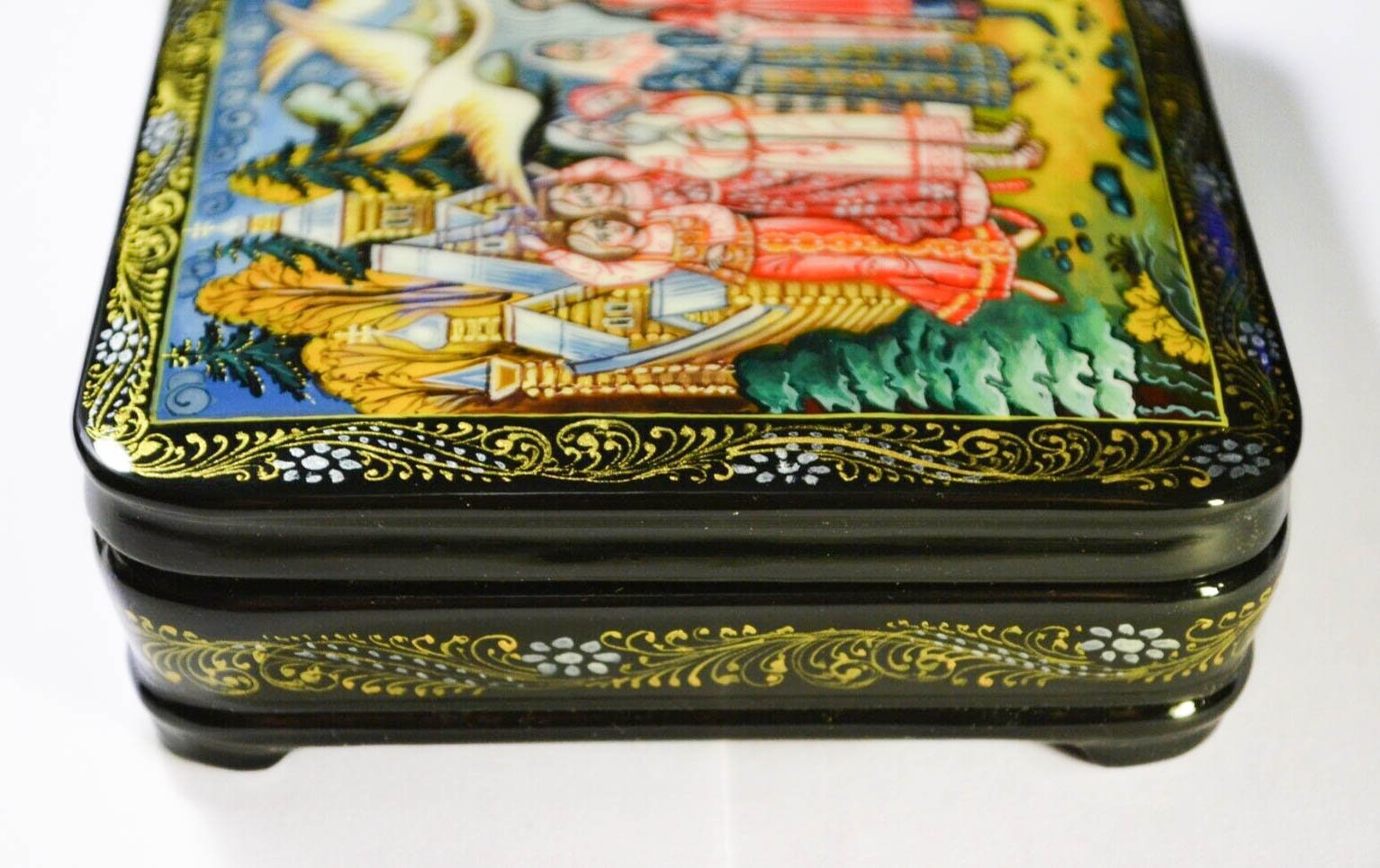 Russian Lacquer box. Hand painted Box Etsy