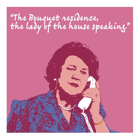 Mrs Bouquet Hyacinth Keeping up Appearances Wall Art Etsy