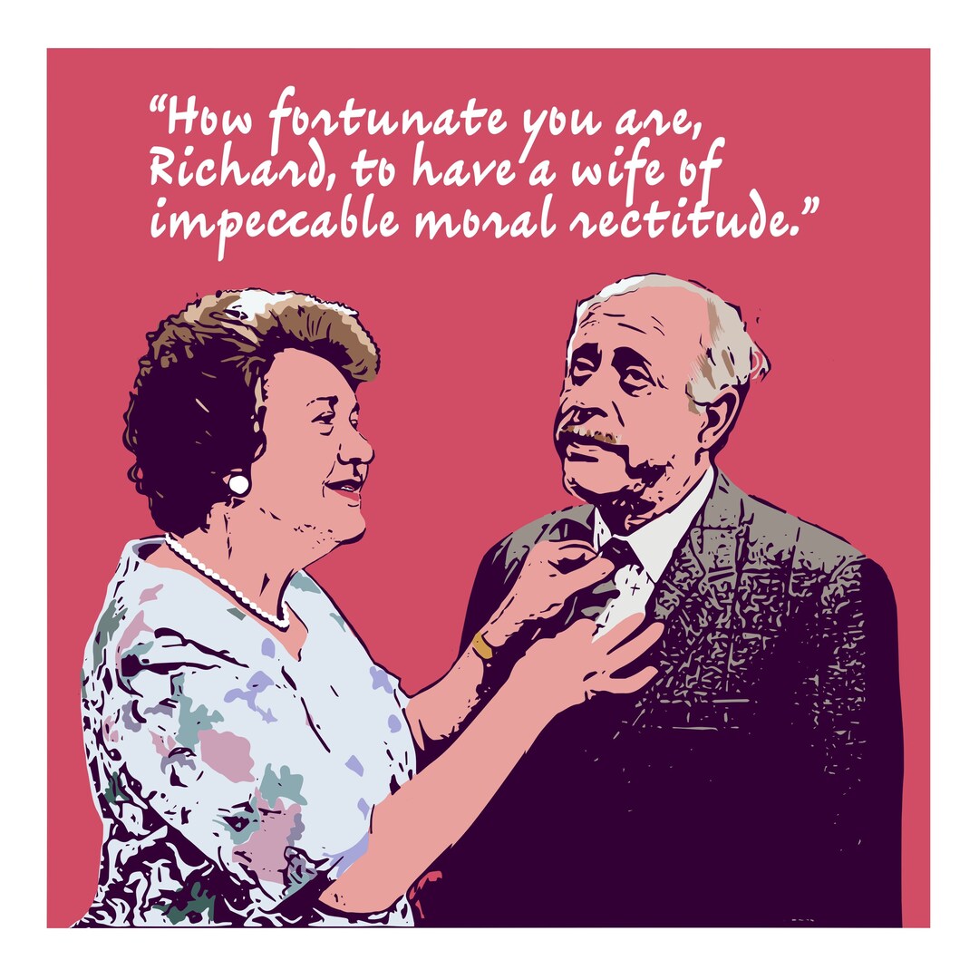 Mrs Bouquet, Hyacinth, Keeping up Appearances, Wall Art, Décor, English