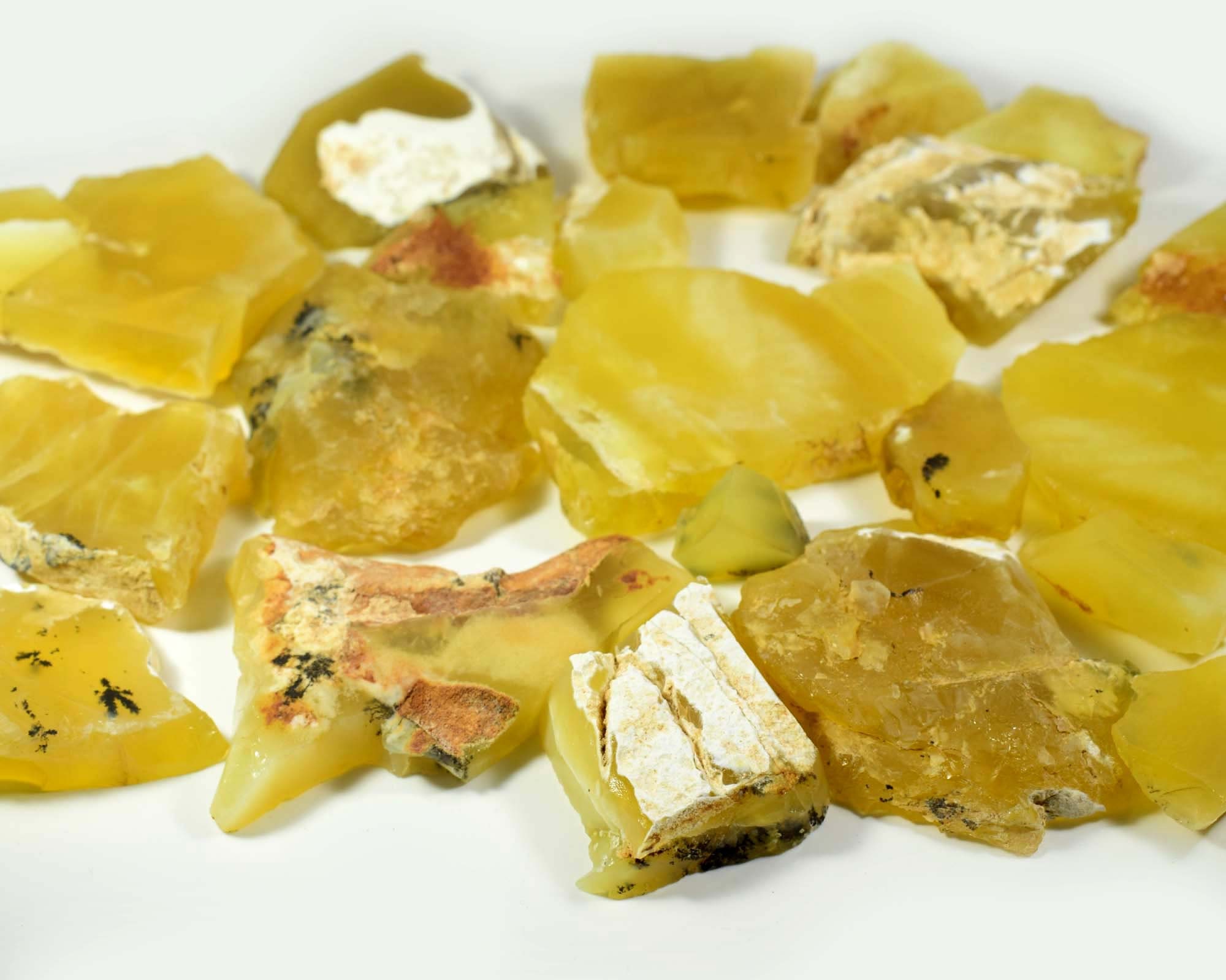 Natural Yellow Opal Rough Slab Yellow Opal Raw Gemstone Yellow Etsy