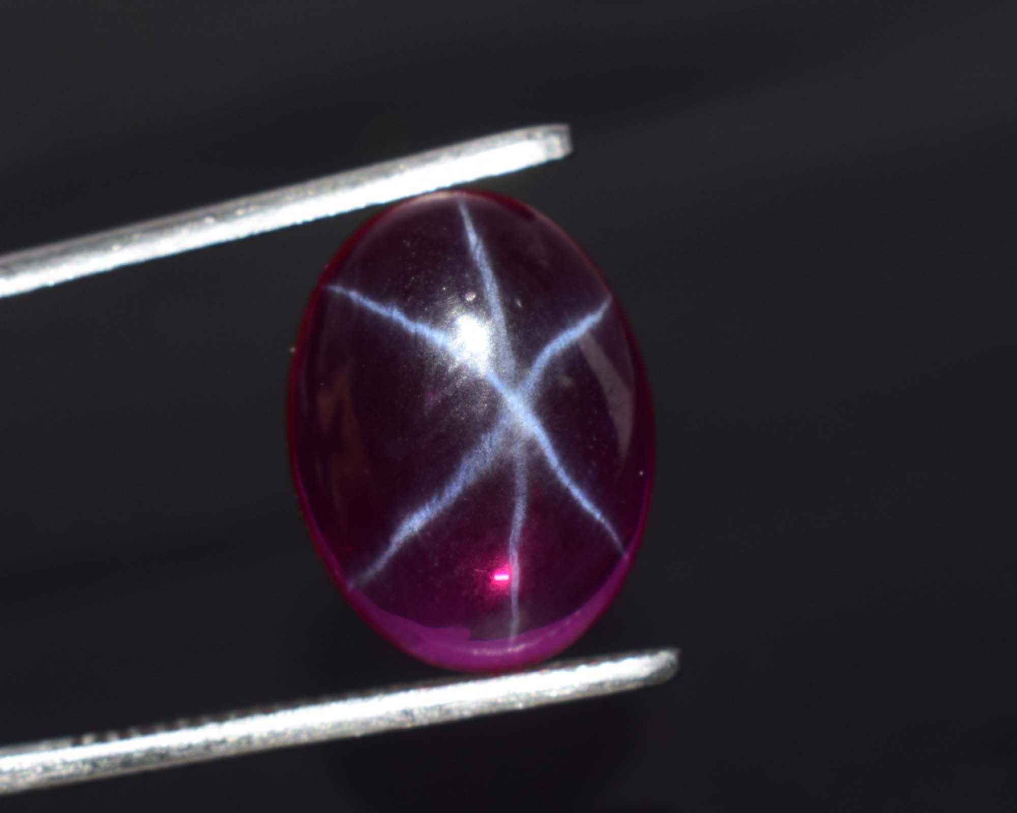 Madagascar 6 Rays Blood Red Star Ruby 10 Carat Gemstone Oval Etsy