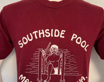 Vintage 1980’s Southside Pool Martinsville Virginia T-shirt