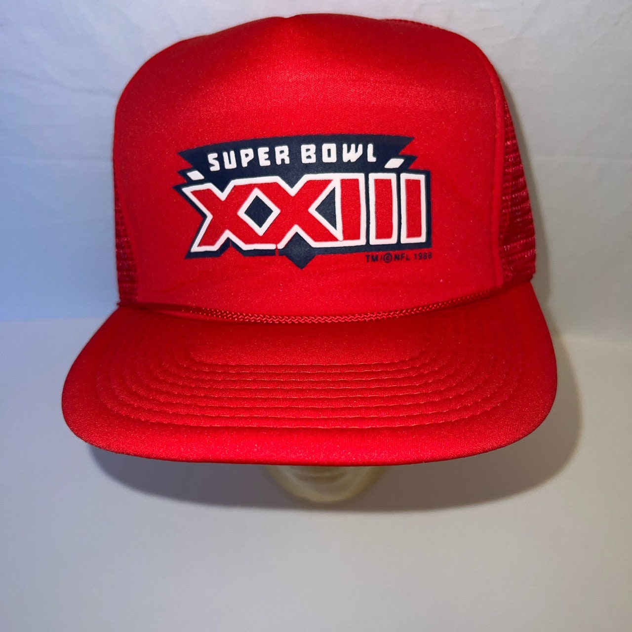 Vintage 1988 Super Bowl XXIII Trucker 