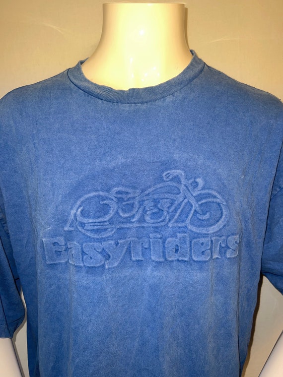 Vintage T Shirt - EasyRiders 1992 Just Brass XL Blac… - Gem
