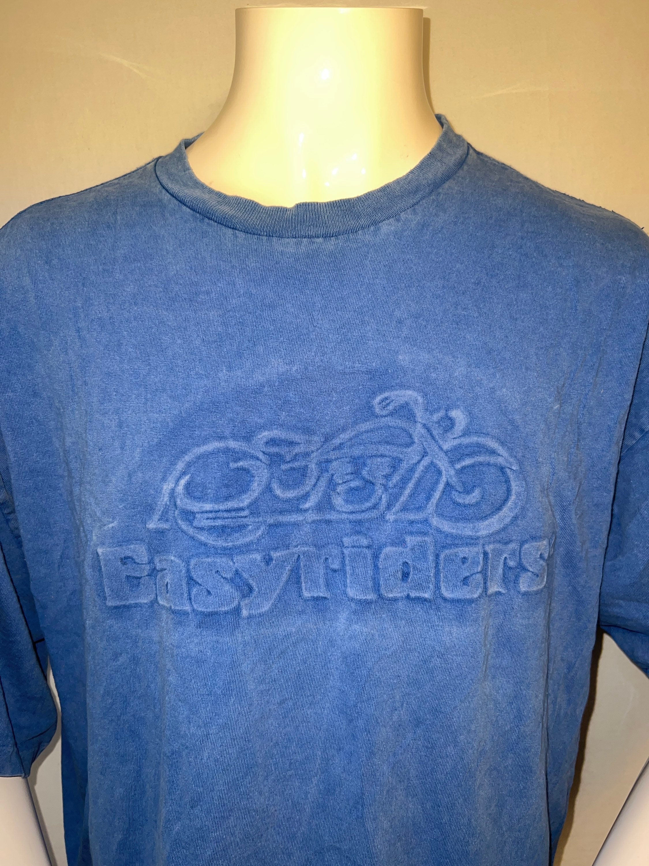 Vintage Easyriders Motorcycle Tee Shirt 90’s Thrashed Distressed XL