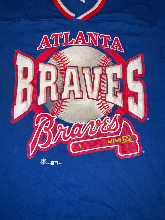 Vintage 90s Atlanta Braves T-Shirt: Starter MLB Tee, Made in USA, Größe L - Schweiz