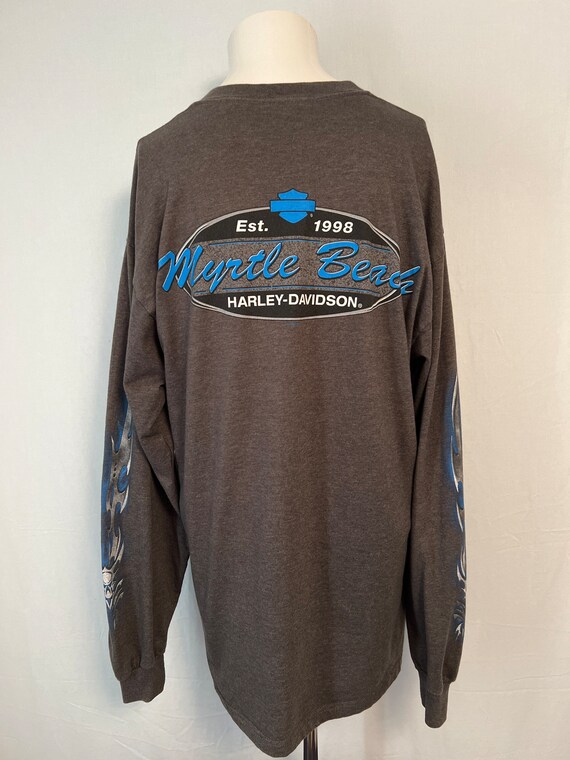 Vintage 1998 Harley Davidson Long Sleeve Shirt - image 3