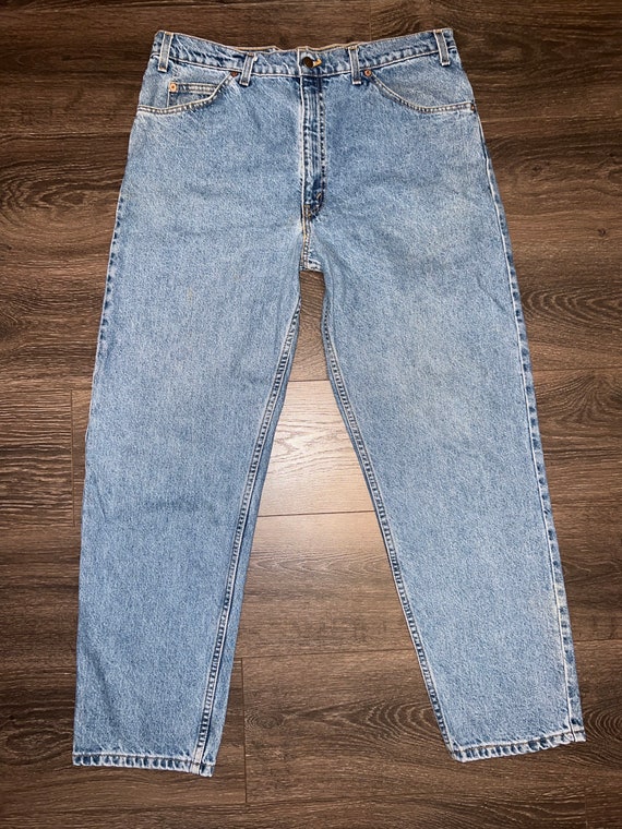 Vintage 1990’s Levi’s 550 Orange Tab Jeans