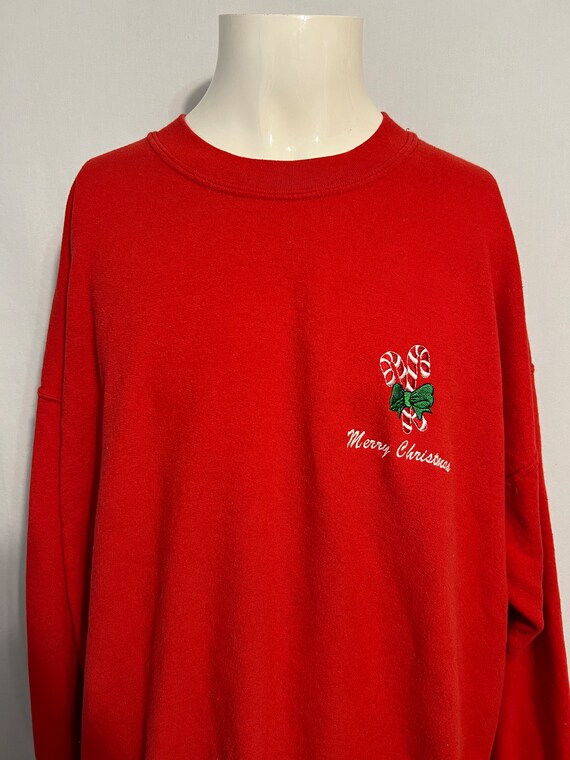 Vintage 1990’s Merry Christmas Sweatshirt - image 1