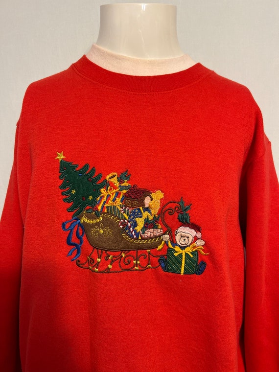 Vintage 1990’s Christmas Sweatshirt - image 1