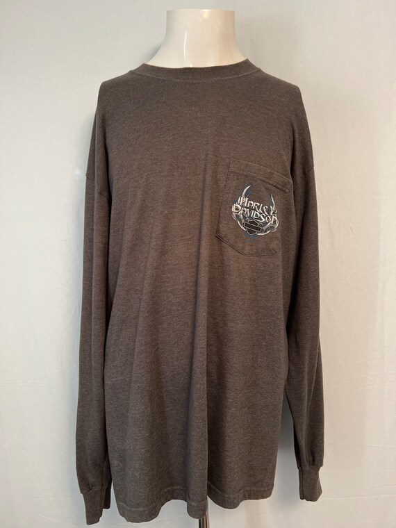 Vintage 1998 Harley Davidson Long Sleeve Shirt - image 5