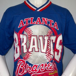VINTAGE 1993 Atlanta Braves Western Division Champions T-Shirt - Size XL