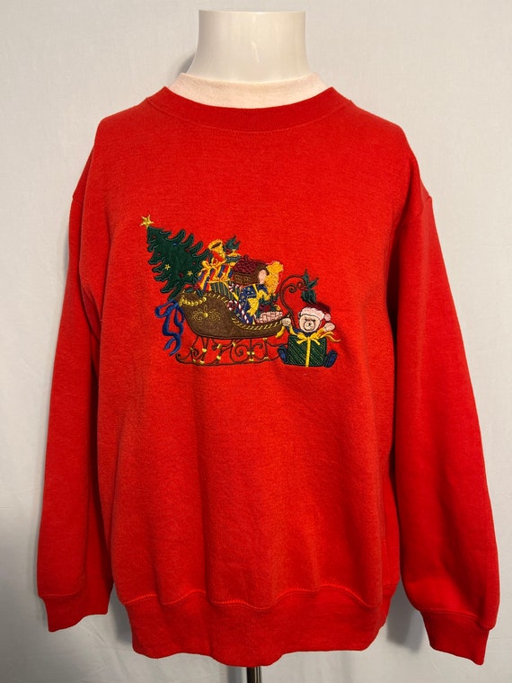 Vintage 1990’s Christmas Sweatshirt - image 2