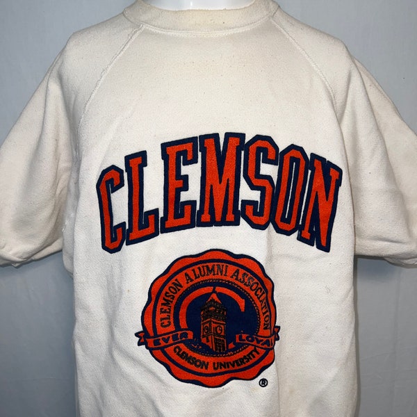 Clemson Puff Sleeve Romper