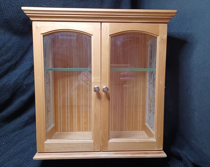 Witches' Apothecary With Glass Doors, Glass Shelf, and Frosted