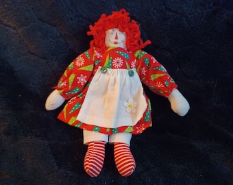 Raggedy Ann Doll ~ Jeanne Rag Doll