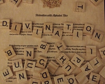 Divination with Letter Tiles Set