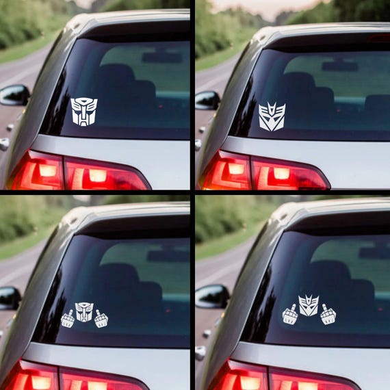 Transformers Car Stickers vinyl Decals cool Sticker funny Sticker laptop Sticker Etsy