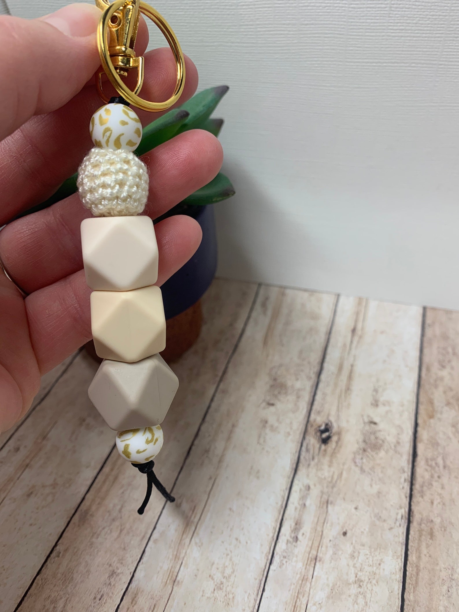 Purse clip key ring clip beaded purse clip cute purse clip Etsy