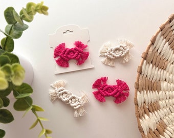 Macrame Hair Clip