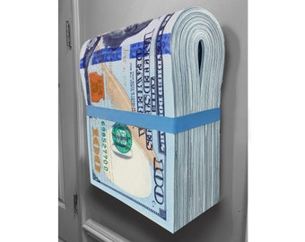 3D Sculpture BIG Money WAD (NEW100 bill) by Peter Perlegas