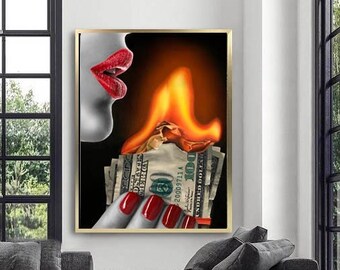 Prints of Money to Burn von Peter Perlegas ART Canvas/Paper PRINT