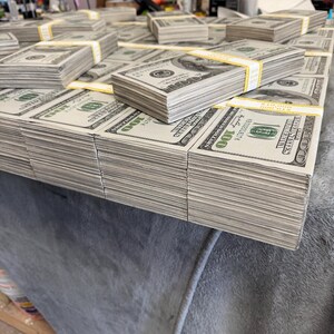 3D Money Stacks Wall Art Sculpture - Giant Cash Stack Decor, Luxury ...